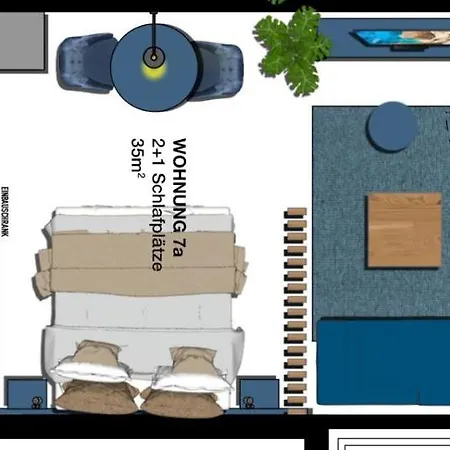 Seebruecke - 1-raum-appartement Mit Balkon S7a * 塞巴特黑灵斯多夫